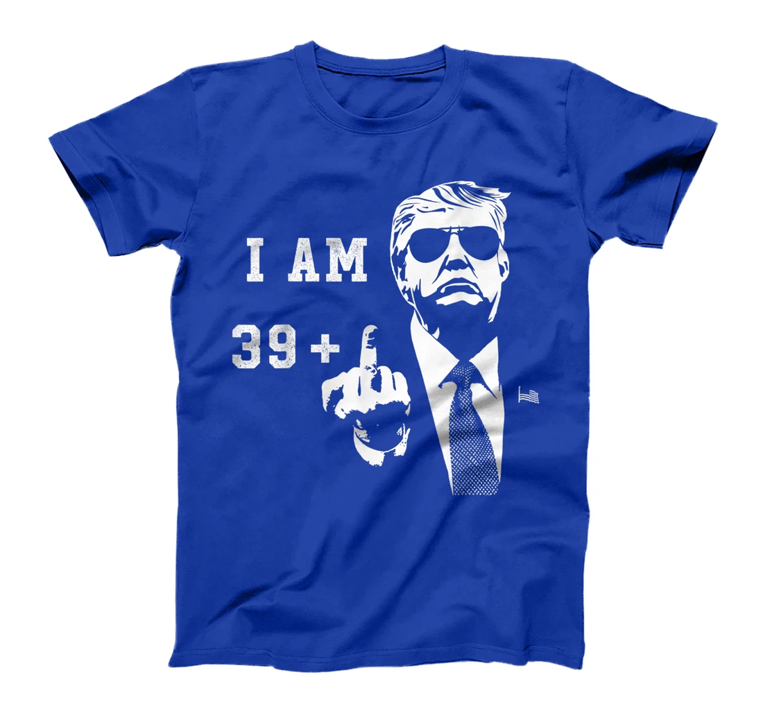 39 1 Plus Trump Middle Finger Forty 40th Birthday Gift T-Shirt