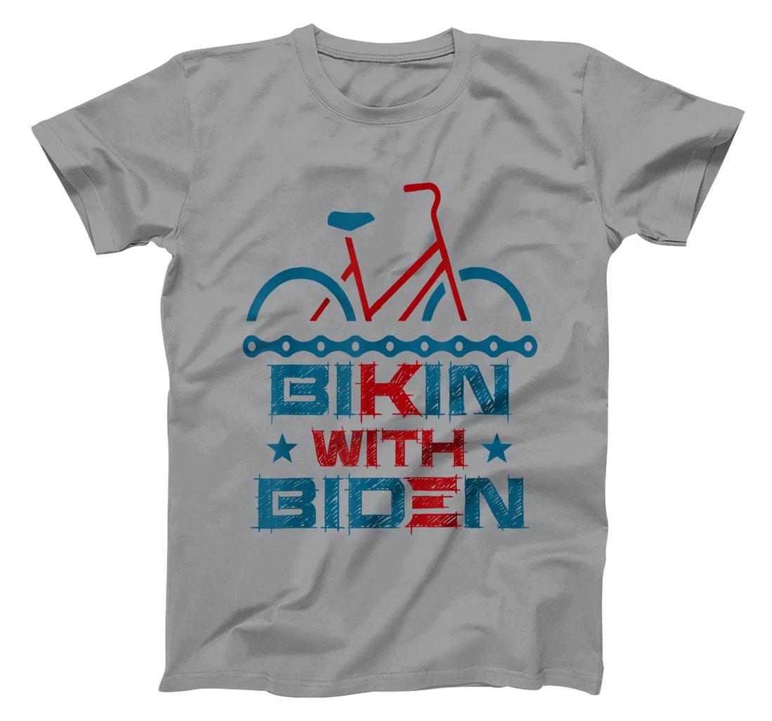 Biking With Biden Trump Can't Ride A Bike T-Shirt T-Shirt