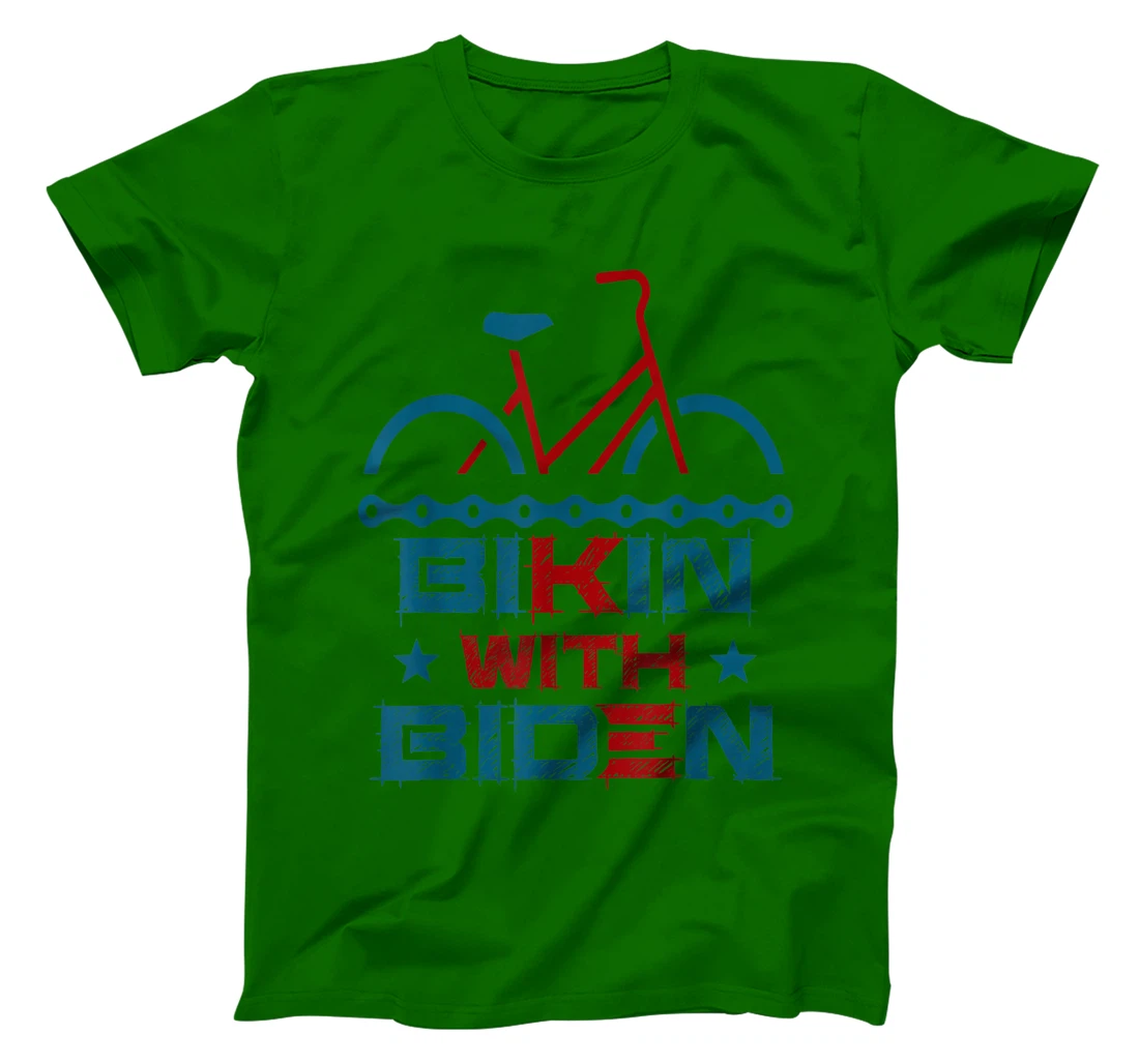 Biking With Biden Trump Can't Ride A Bike T-Shirt T-Shirt