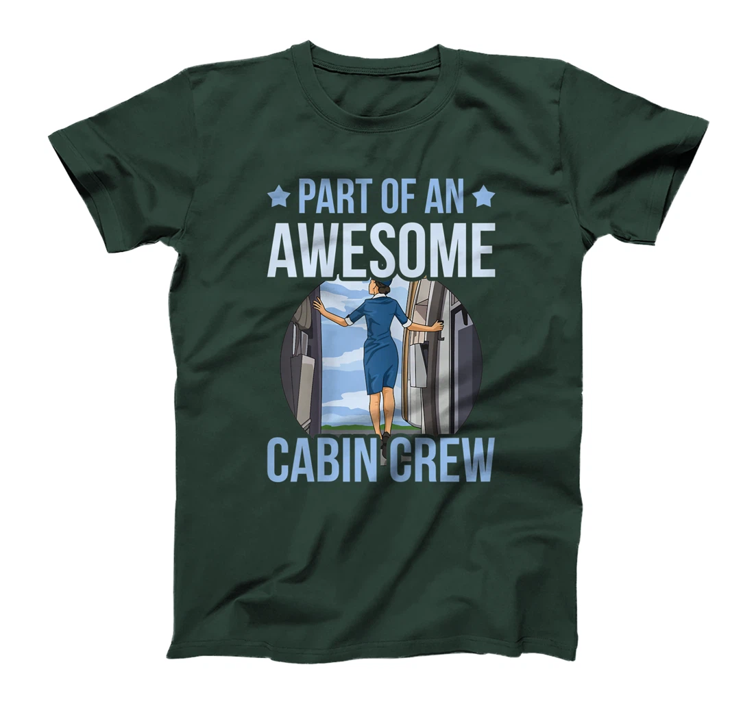 Part of an awesome cabin crew Quote for a Fly Girl T-Shirt, Women T-Shirt