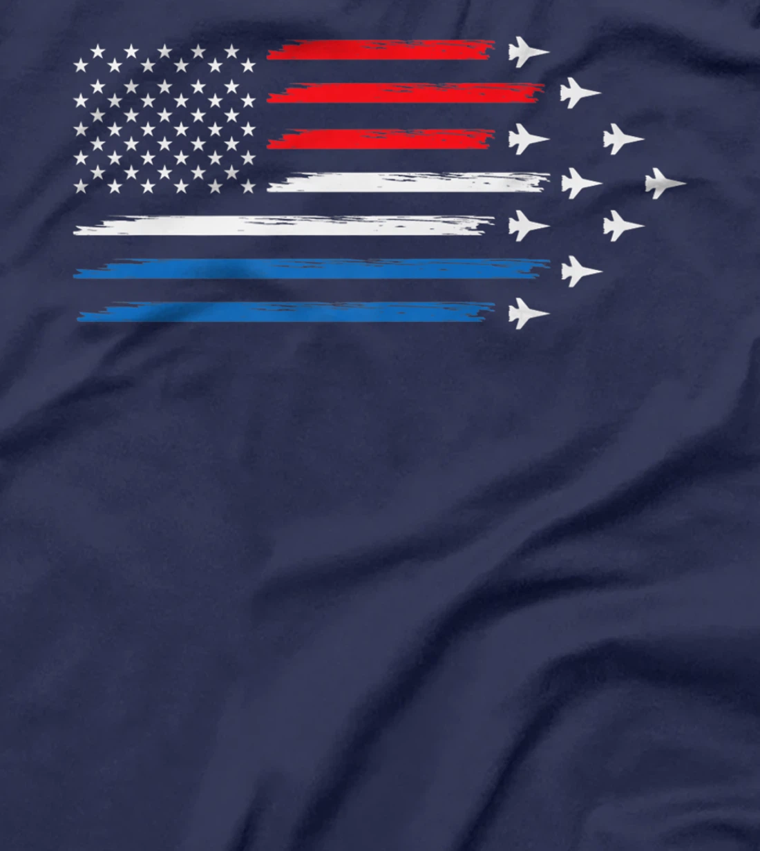 American Flag Veteran 4th of July Pilot T-Shirt, Women T-Shirt