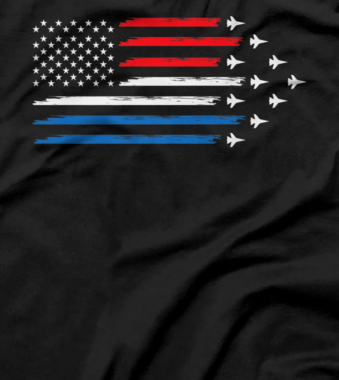 American Flag Veteran 4th of July Pilot T-Shirt, Women T-Shirt