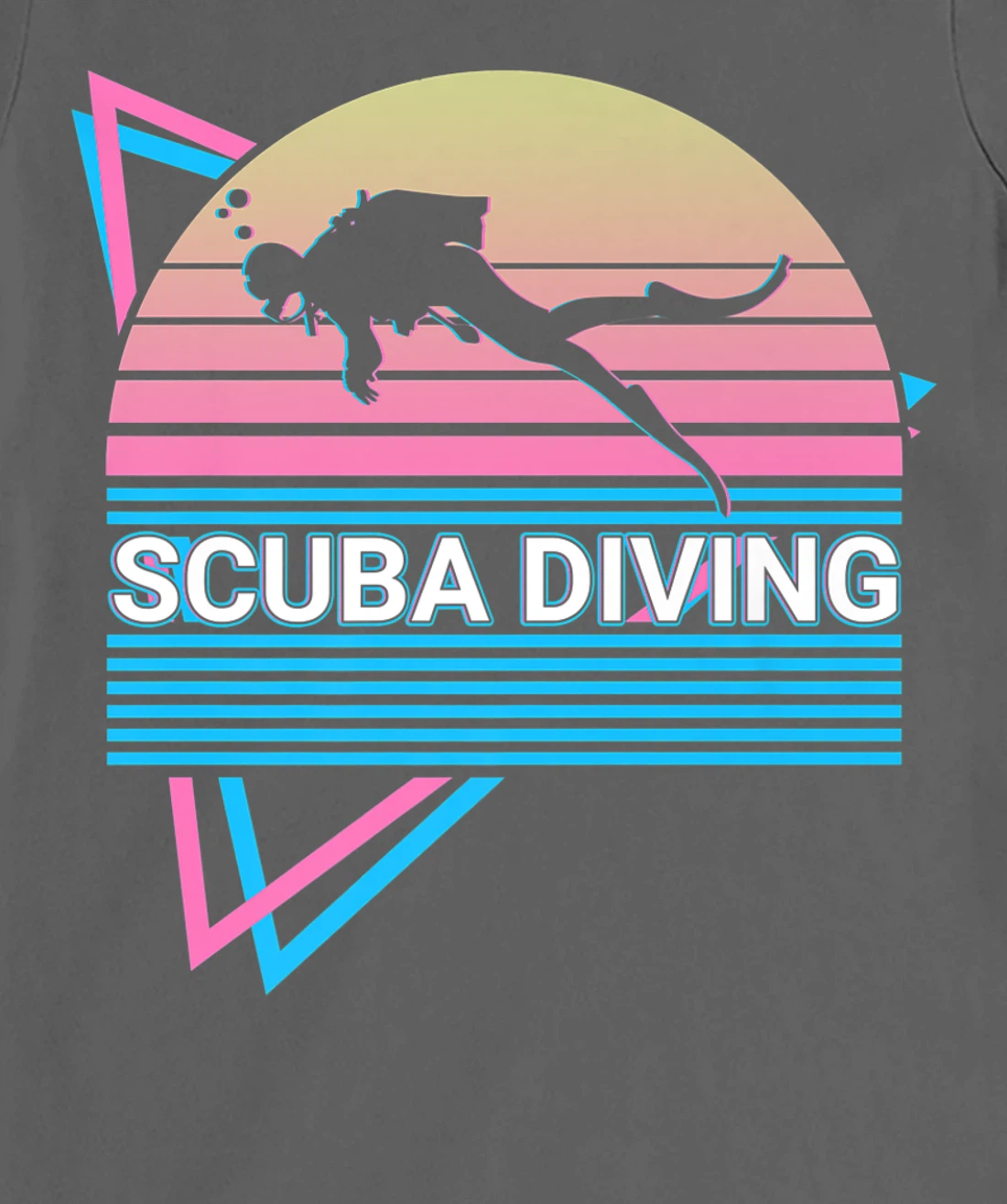 Scuba Diving Scuba Diver Retro T-Shirt, Kid T-Shirt and Women T-Shirt
