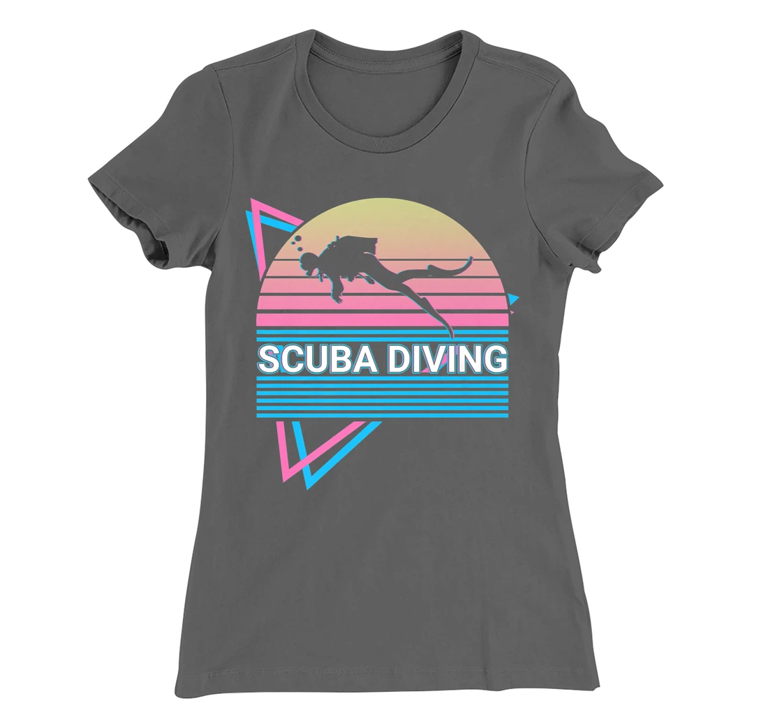 Scuba Diving Scuba Diver Retro T-Shirt, Kid T-Shirt and Women T-Shirt