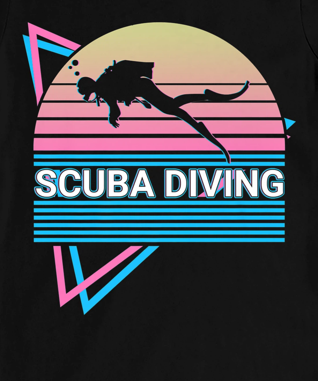 Scuba Diving Scuba Diver Retro T-Shirt, Kid T-Shirt and Women T-Shirt