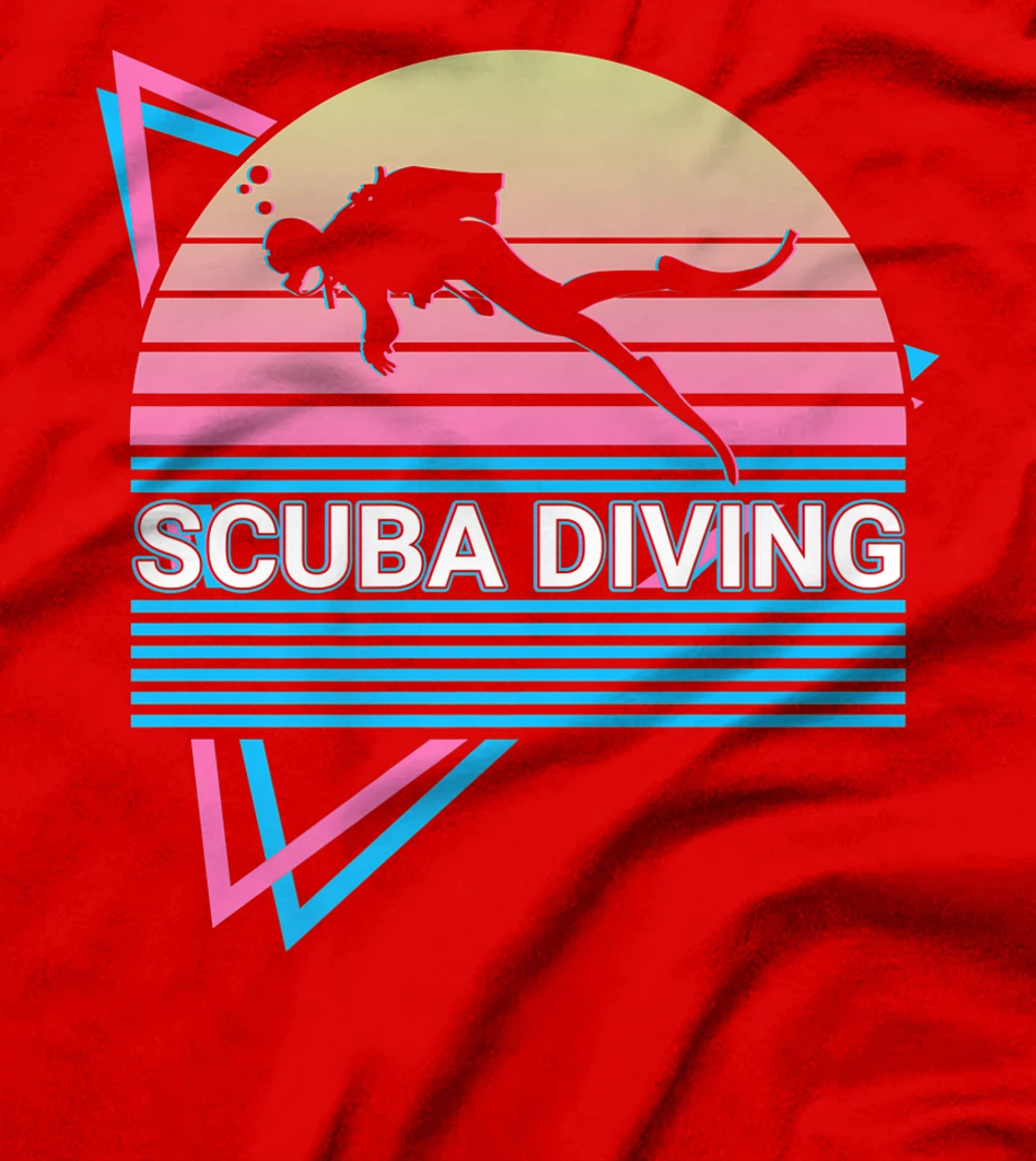 Scuba Diving Scuba Diver Retro T-Shirt, Kid T-Shirt and Women T-Shirt