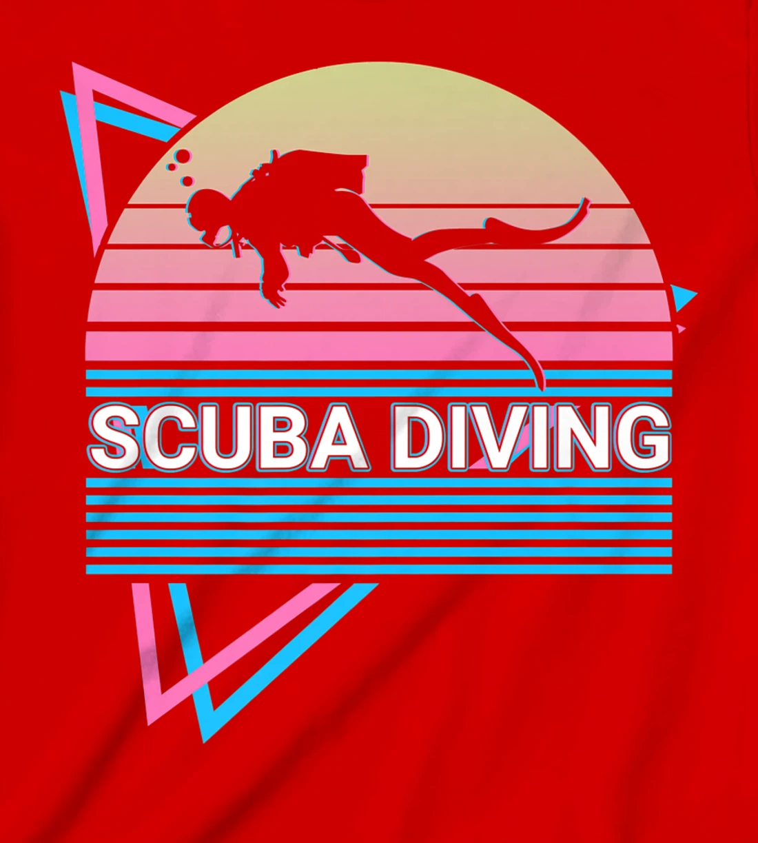 Scuba Diving Scuba Diver Retro T-Shirt, Kid T-Shirt and Women T-Shirt