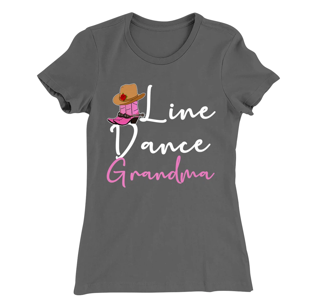 Line Dance Grandma Country Music Western Dancer Cowgirl T-Shirt, Women T-Shirt