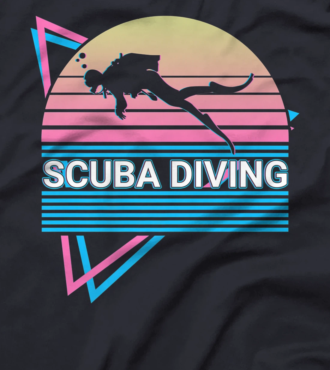 Scuba Diving Scuba Diver Retro T-Shirt, Kid T-Shirt and Women T-Shirt
