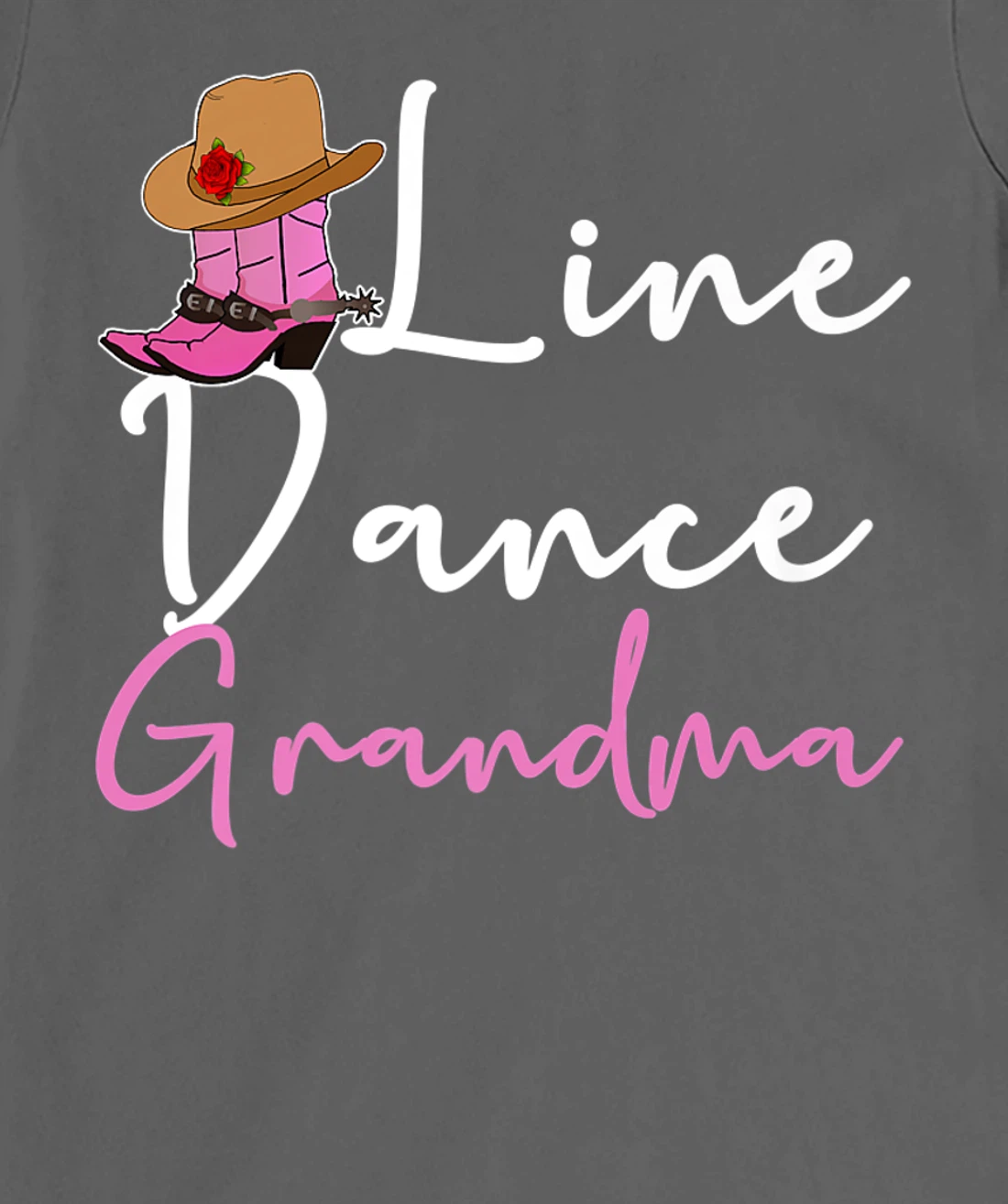 Line Dance Grandma Country Music Western Dancer Cowgirl T-Shirt, Women T-Shirt