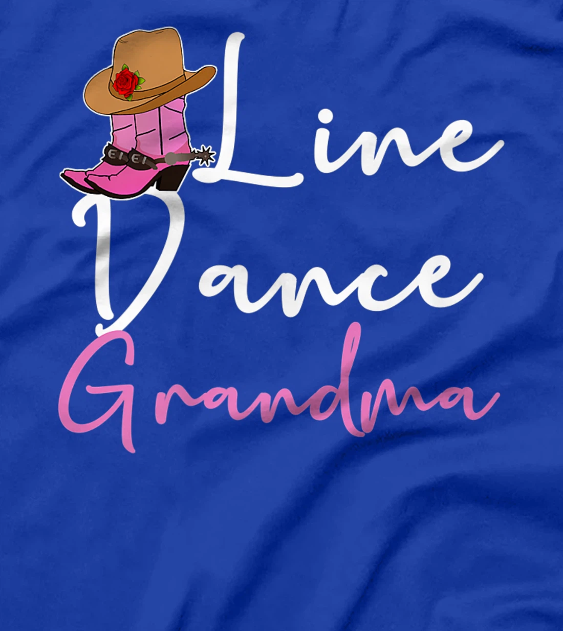 Line Dance Grandma Country Music Western Dancer Cowgirl T-Shirt, Women T-Shirt