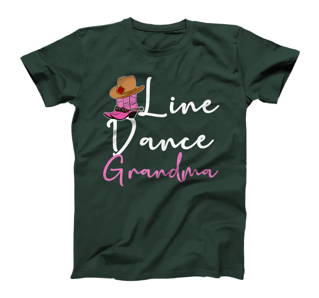 Line Dance Grandma Country Music Western Dancer Cowgirl T-Shirt, Women T-Shirt