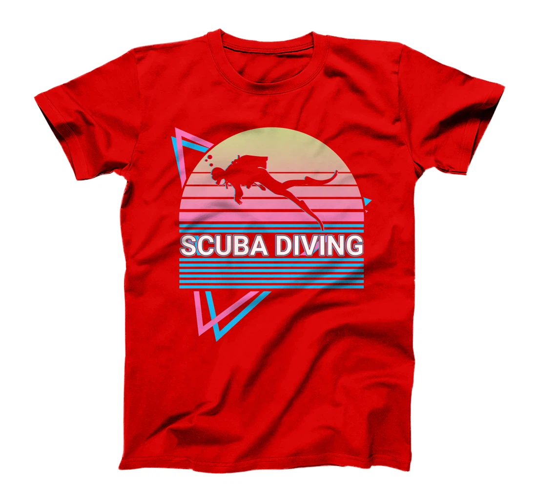 Scuba Diving Scuba Diver Retro T-Shirt, Kid T-Shirt and Women T-Shirt