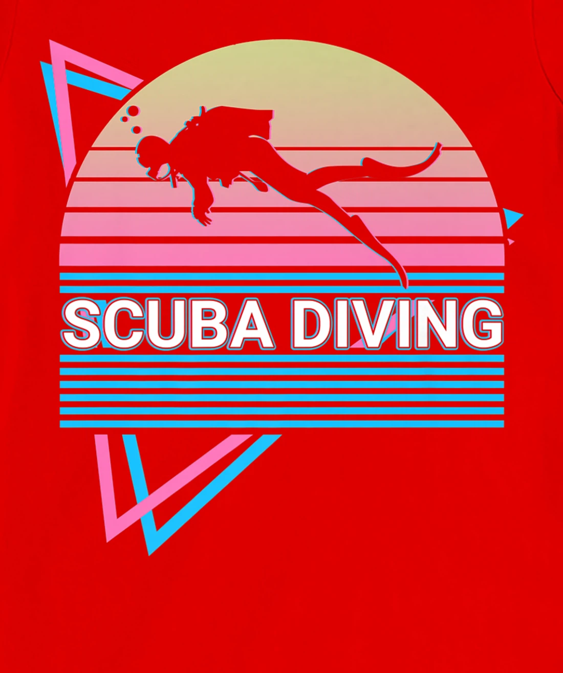 Scuba Diving Scuba Diver Retro T-Shirt, Kid T-Shirt and Women T-Shirt