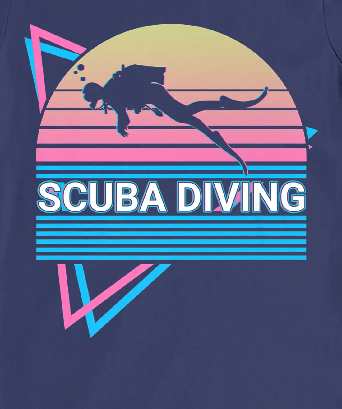 Scuba Diving Scuba Diver Retro T-Shirt, Kid T-Shirt and Women T-Shirt