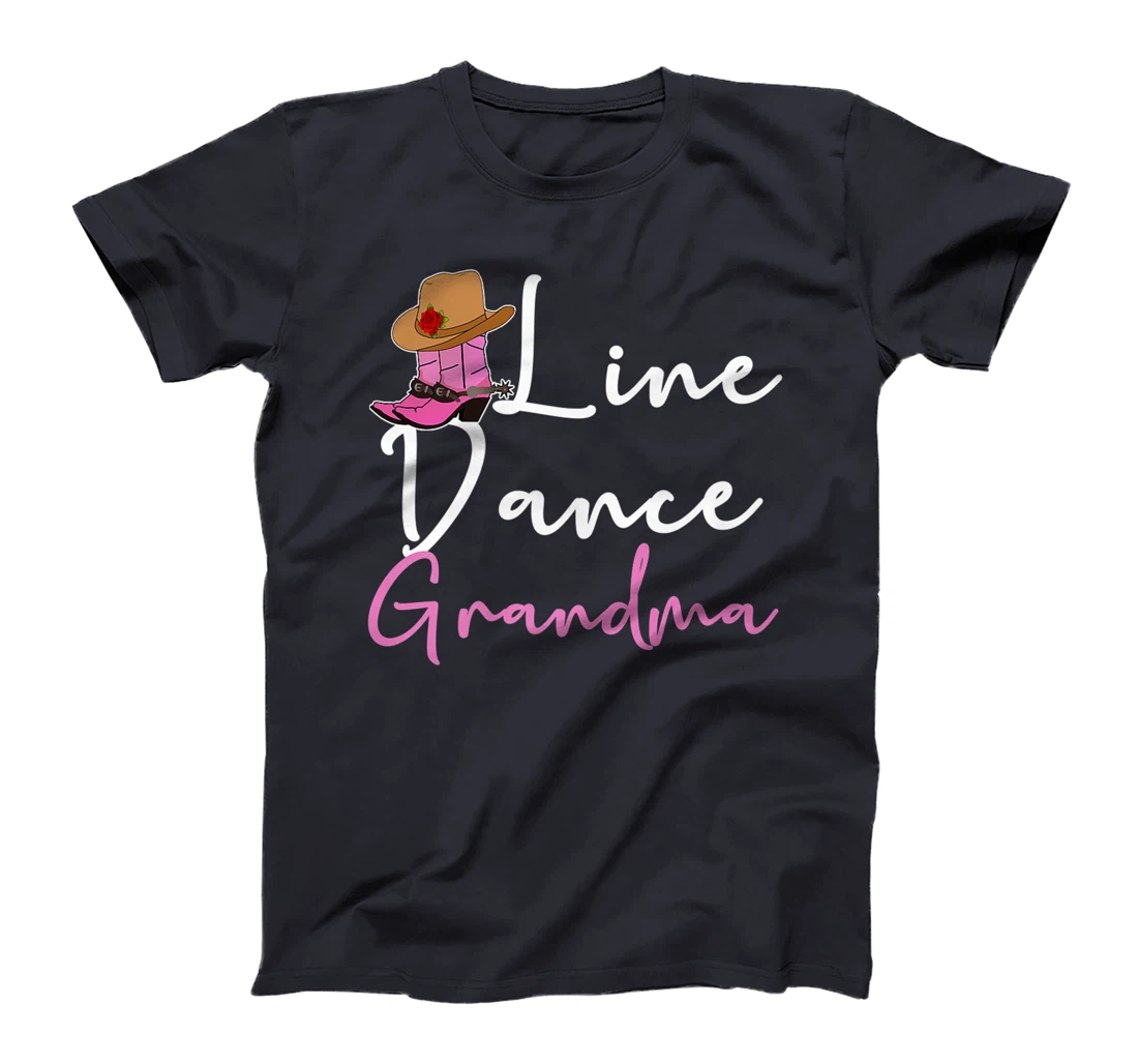 Line Dance Grandma Country Music Western Dancer Cowgirl T-Shirt, Women T-Shirt