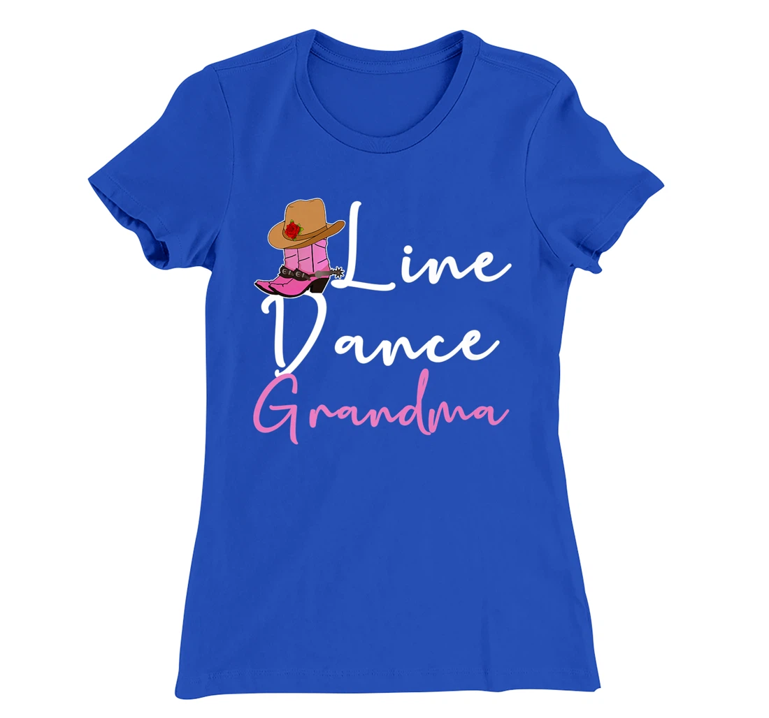 Line Dance Grandma Country Music Western Dancer Cowgirl T-Shirt, Women T-Shirt