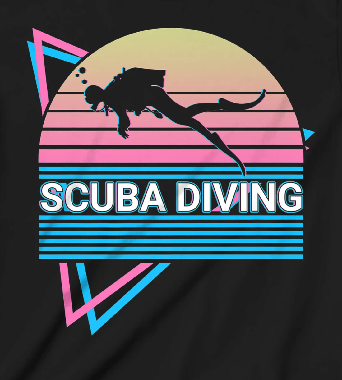 Scuba Diving Scuba Diver Retro T-Shirt, Kid T-Shirt and Women T-Shirt