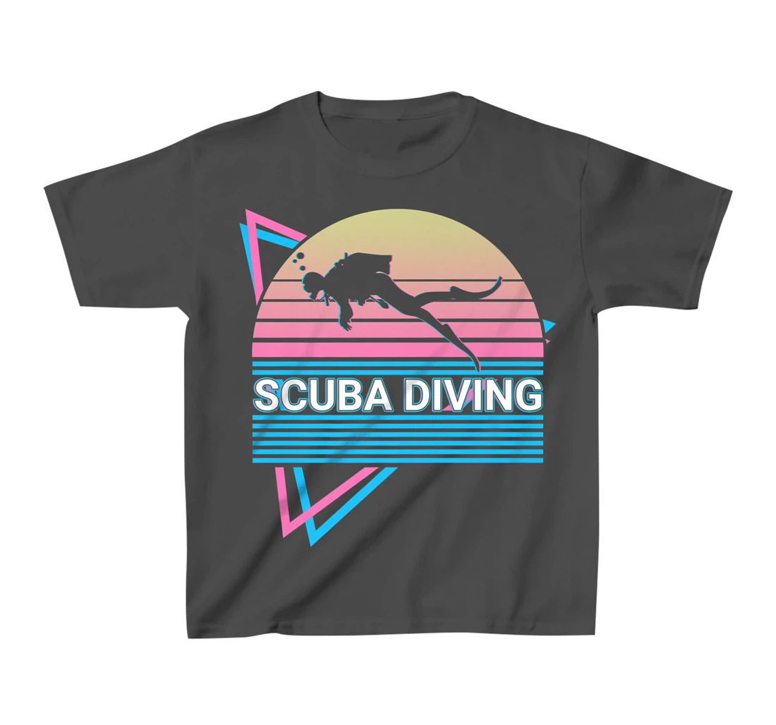 Scuba Diving Scuba Diver Retro T-Shirt, Kid T-Shirt and Women T-Shirt