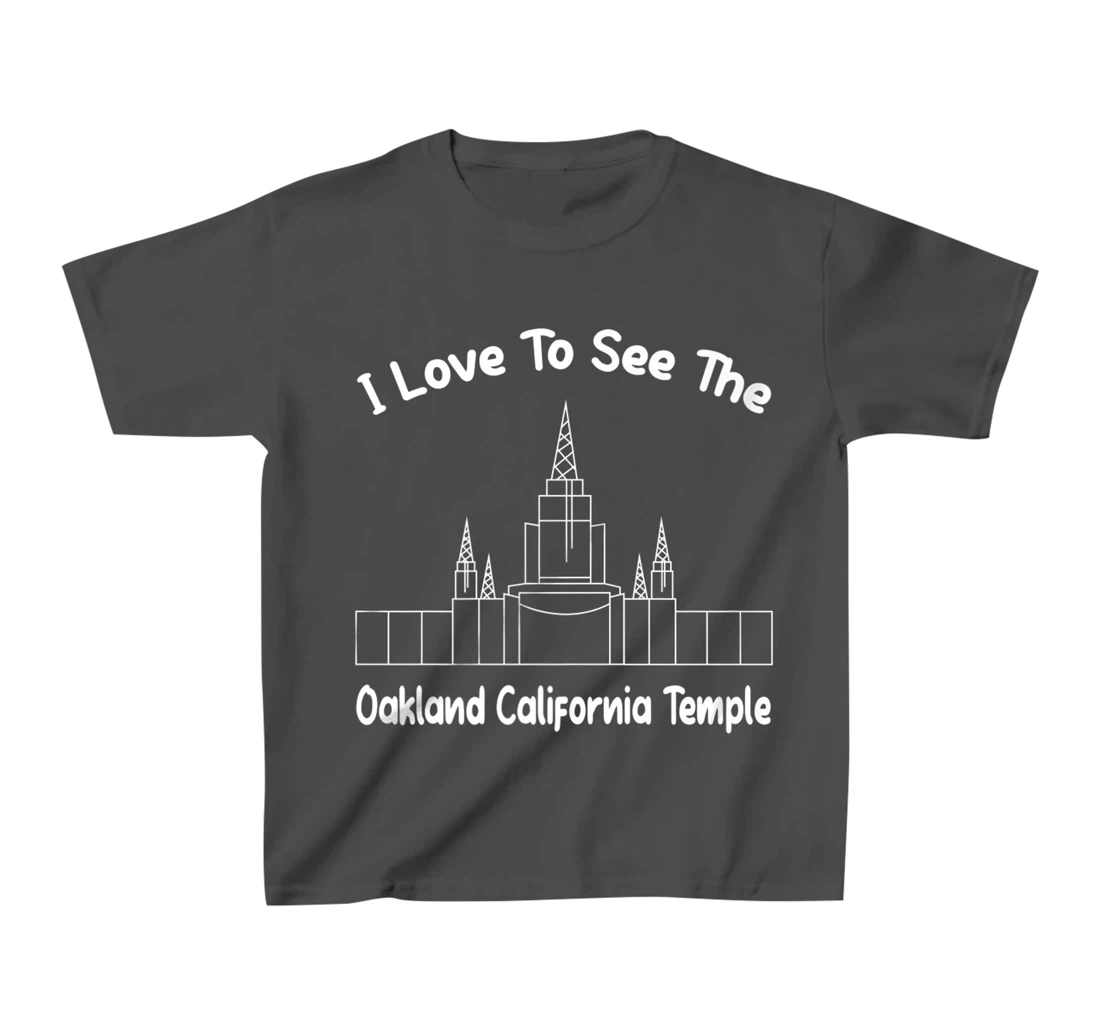 Oakland CA Temple, I love to see my temple, primary T-Shirt, Kid T-Shirt and Women T-Shirt