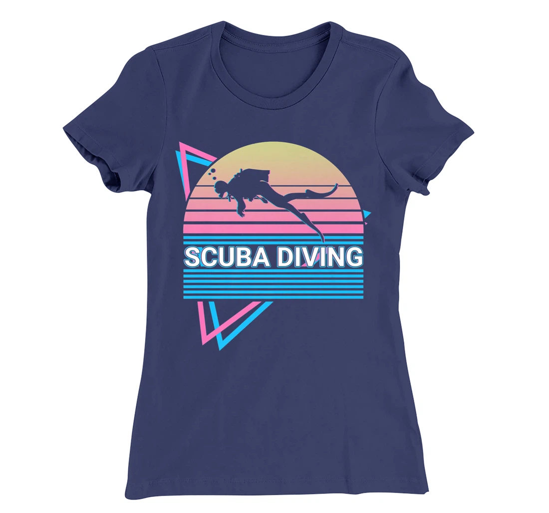 Scuba Diving Scuba Diver Retro T-Shirt, Kid T-Shirt and Women T-Shirt