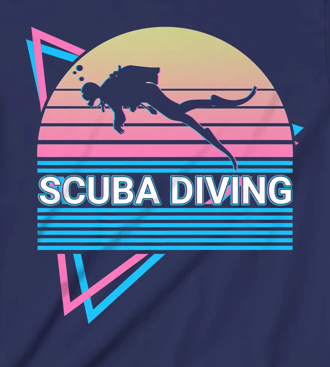 Scuba Diving Scuba Diver Retro T-Shirt, Kid T-Shirt and Women T-Shirt