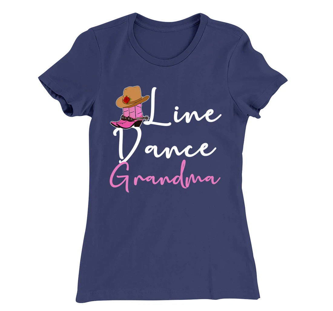 Line Dance Grandma Country Music Western Dancer Cowgirl T-Shirt, Women T-Shirt