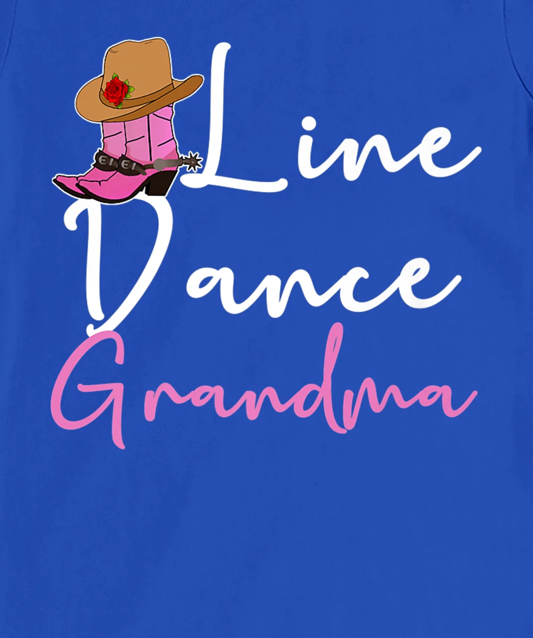 Line Dance Grandma Country Music Western Dancer Cowgirl T-Shirt, Women T-Shirt