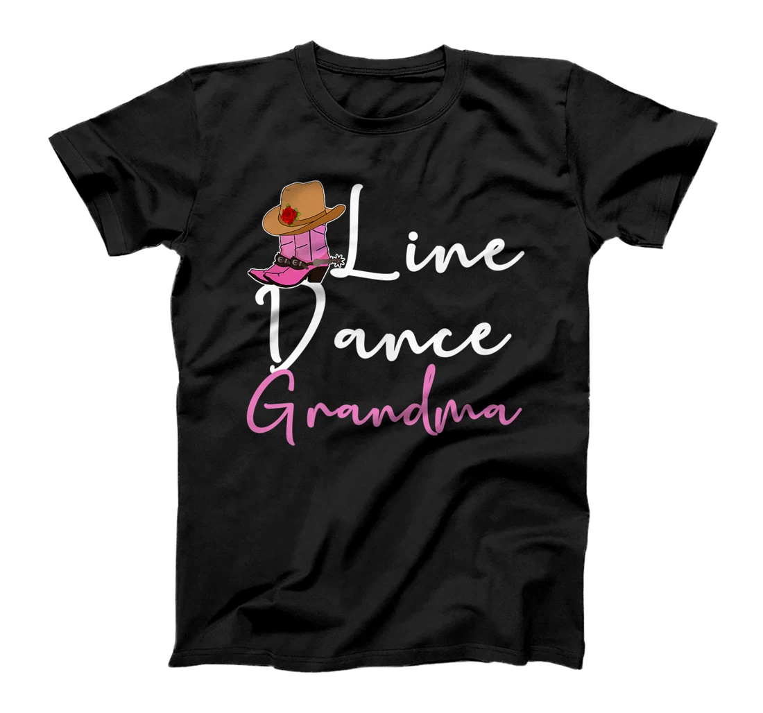 Line Dance Grandma Country Music Western Dancer Cowgirl T-Shirt, Women T-Shirt