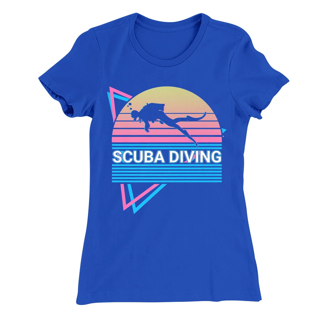 Scuba Diving Scuba Diver Retro T-Shirt, Kid T-Shirt and Women T-Shirt