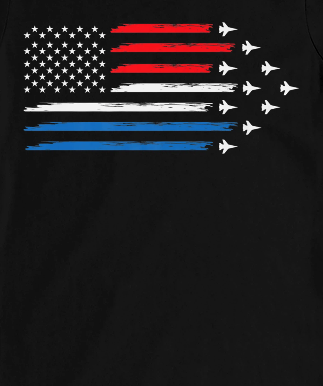 American Flag Veteran 4th of July Pilot T-Shirt, Women T-Shirt