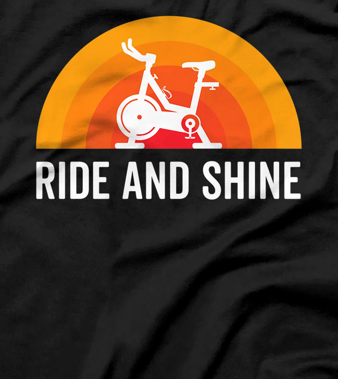 Ride And Shine Indoor Spinning Spin Class Funny Workout Gym T-Shirt, Kid T-Shirt and Women T-Shirt