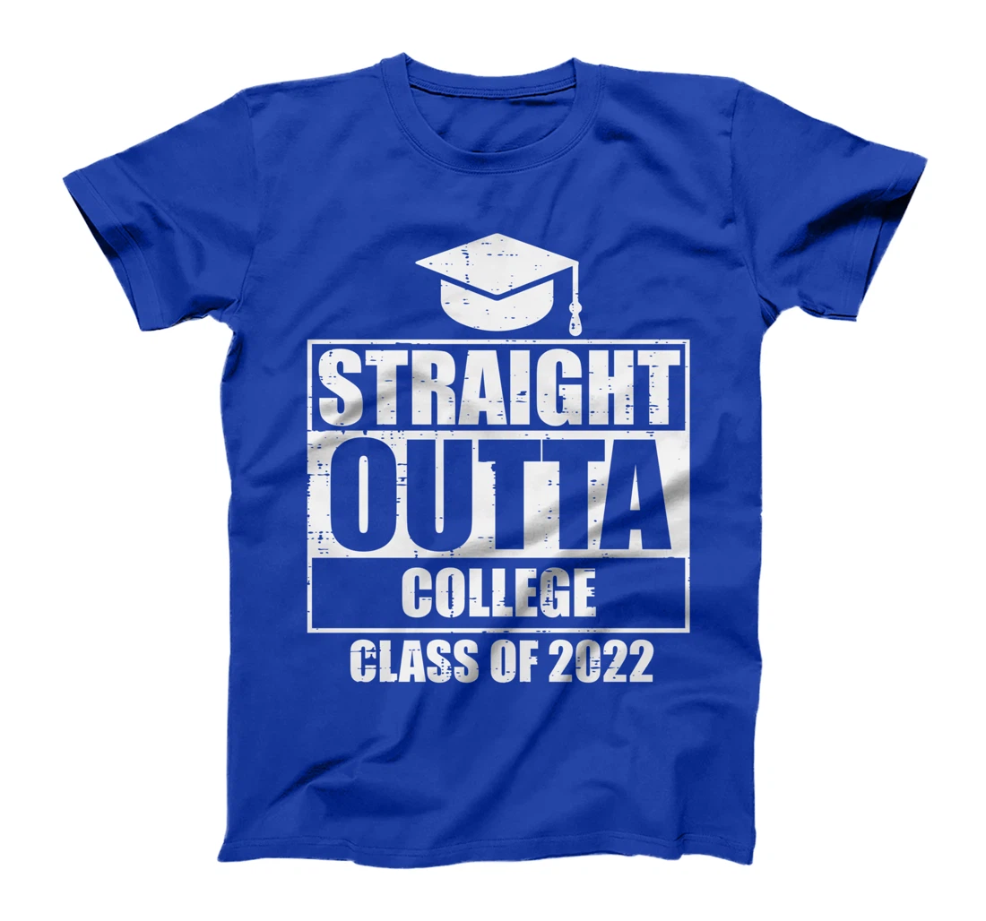 Straight Outta College Class Of 2022 Graduation Master T-Shirt