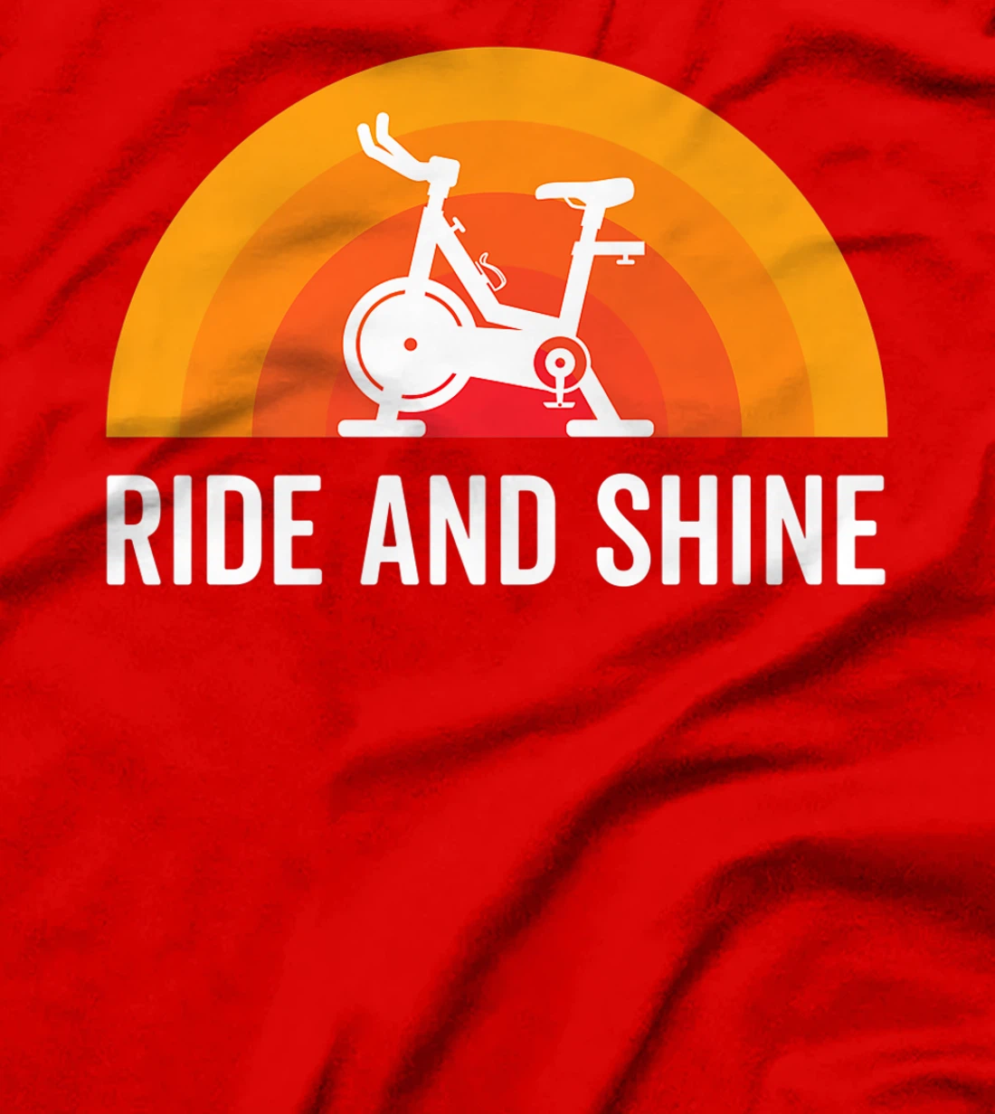 Ride And Shine Indoor Spinning Spin Class Funny Workout Gym T-Shirt, Kid T-Shirt and Women T-Shirt