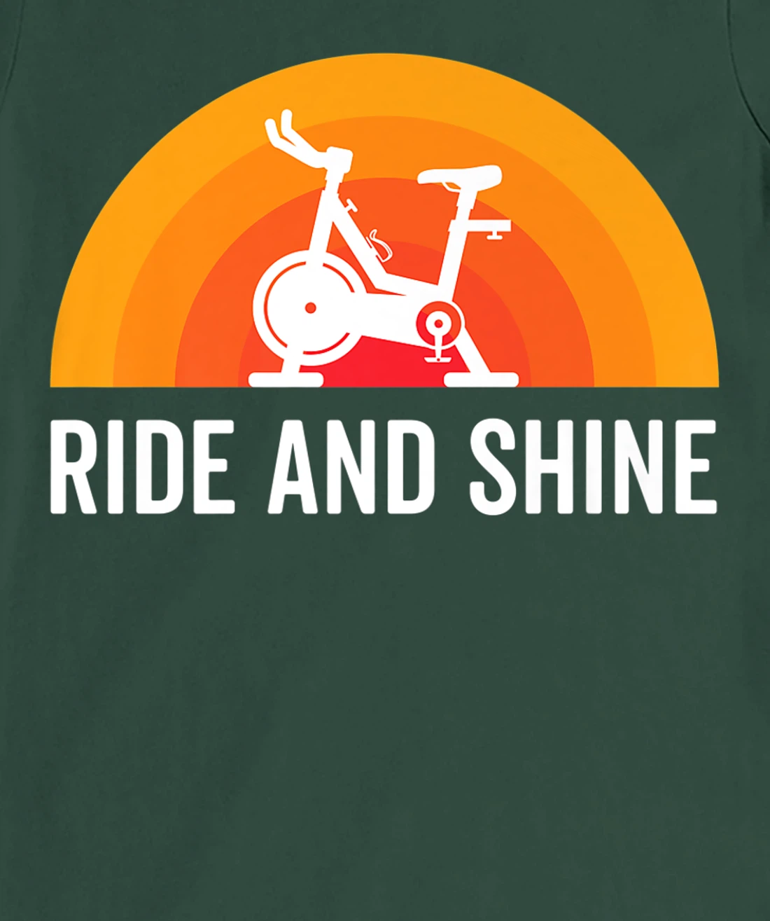 Ride And Shine Indoor Spinning Spin Class Funny Workout Gym T-Shirt, Kid T-Shirt and Women T-Shirt