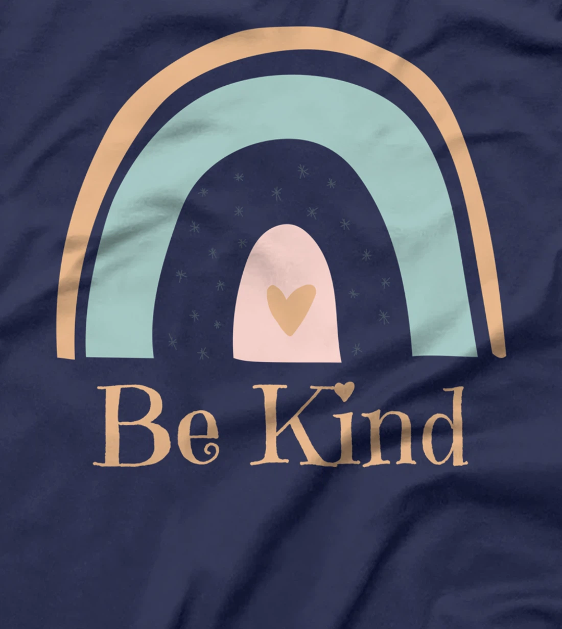 Rainbow Minimalist Boho Be Kind Kindness Awareness T-Shirt