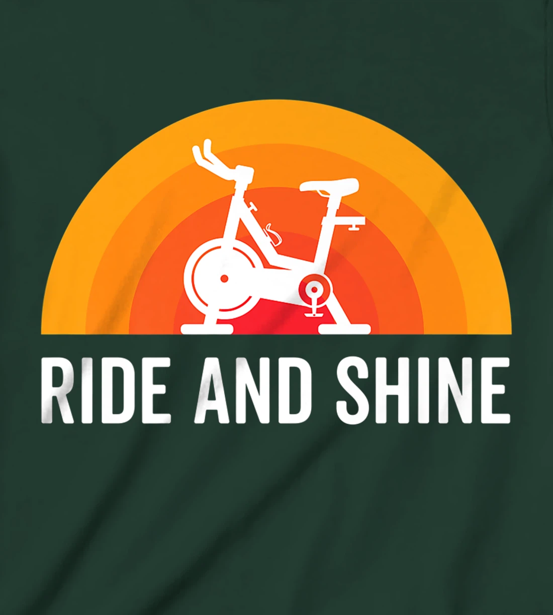 Ride And Shine Indoor Spinning Spin Class Funny Workout Gym T-Shirt, Kid T-Shirt and Women T-Shirt