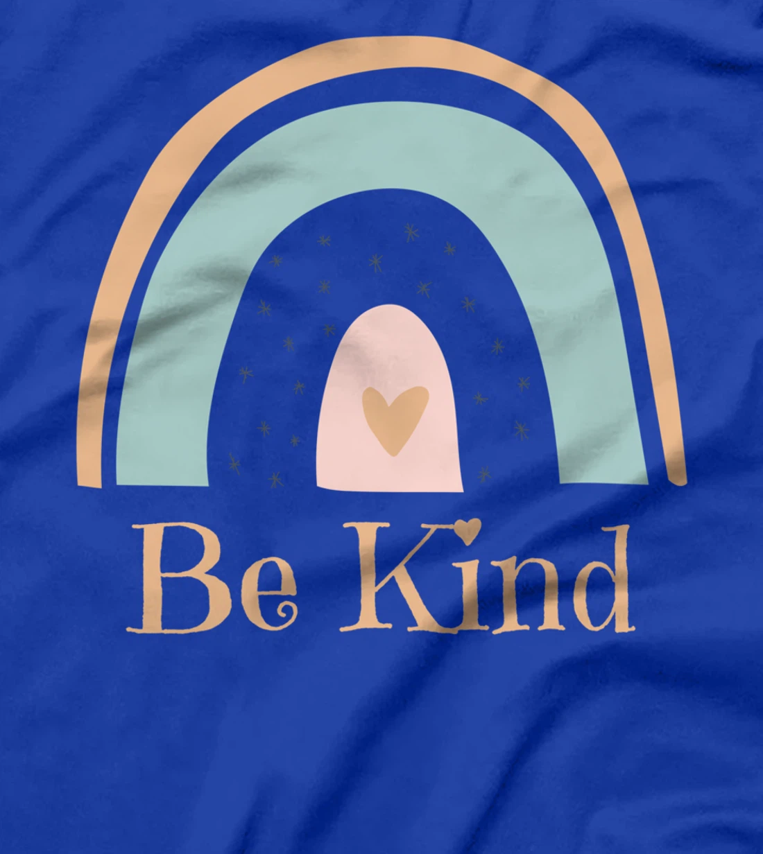 Rainbow Minimalist Boho Be Kind Kindness Awareness T-Shirt