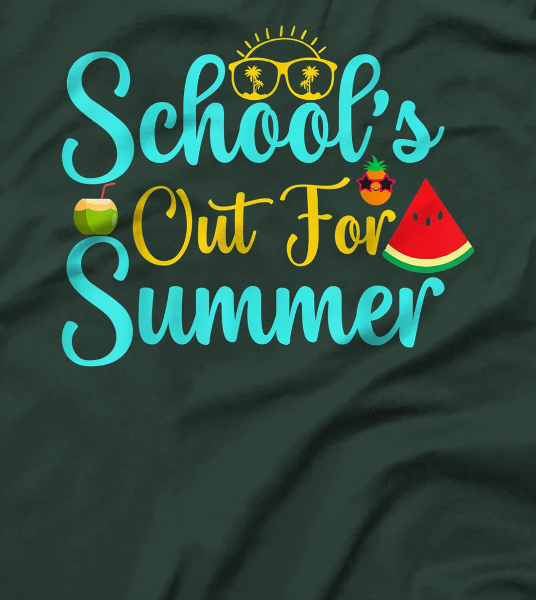 Out For Summer Retro Style Last Day Of School Student T-Shirt, Kid T-Shirt and Women T-Shirt