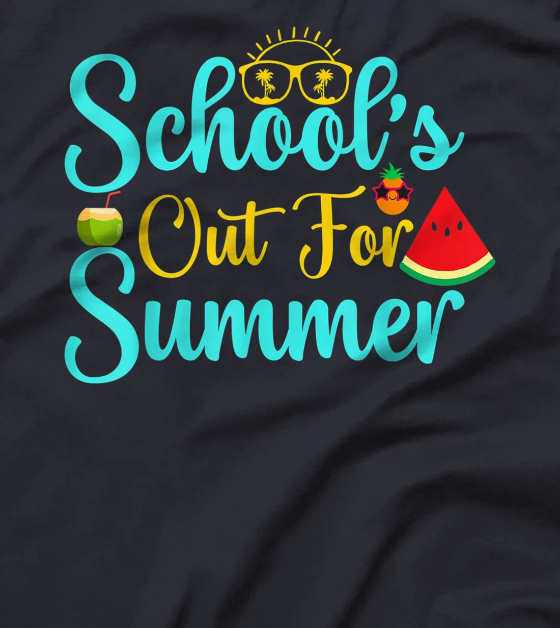 Out For Summer Retro Style Last Day Of School Student T-Shirt, Kid T-Shirt and Women T-Shirt