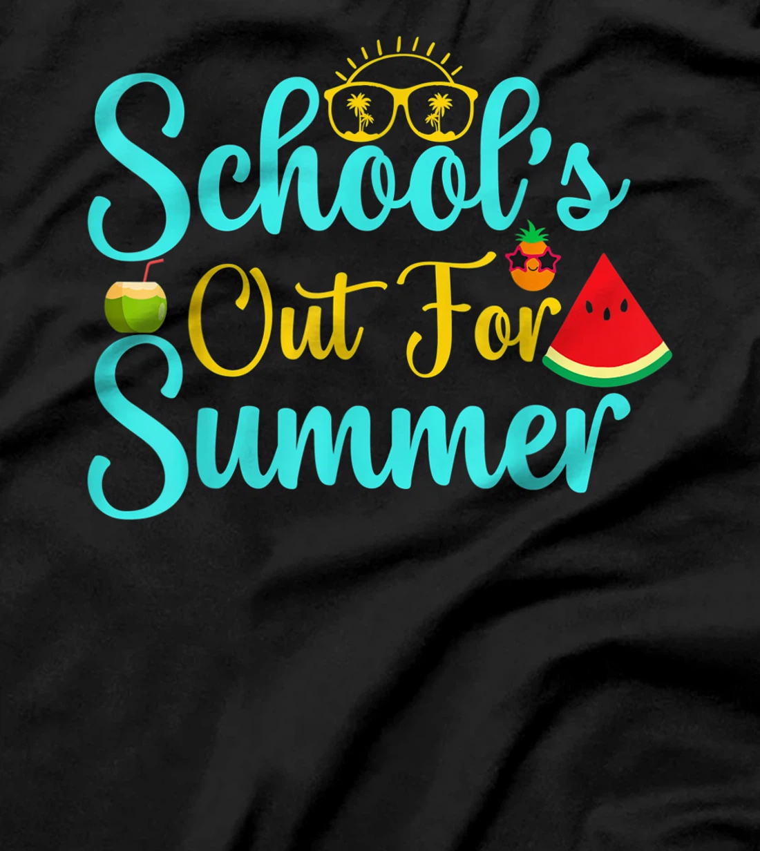 Out For Summer Retro Style Last Day Of School Student T-Shirt, Kid T-Shirt and Women T-Shirt