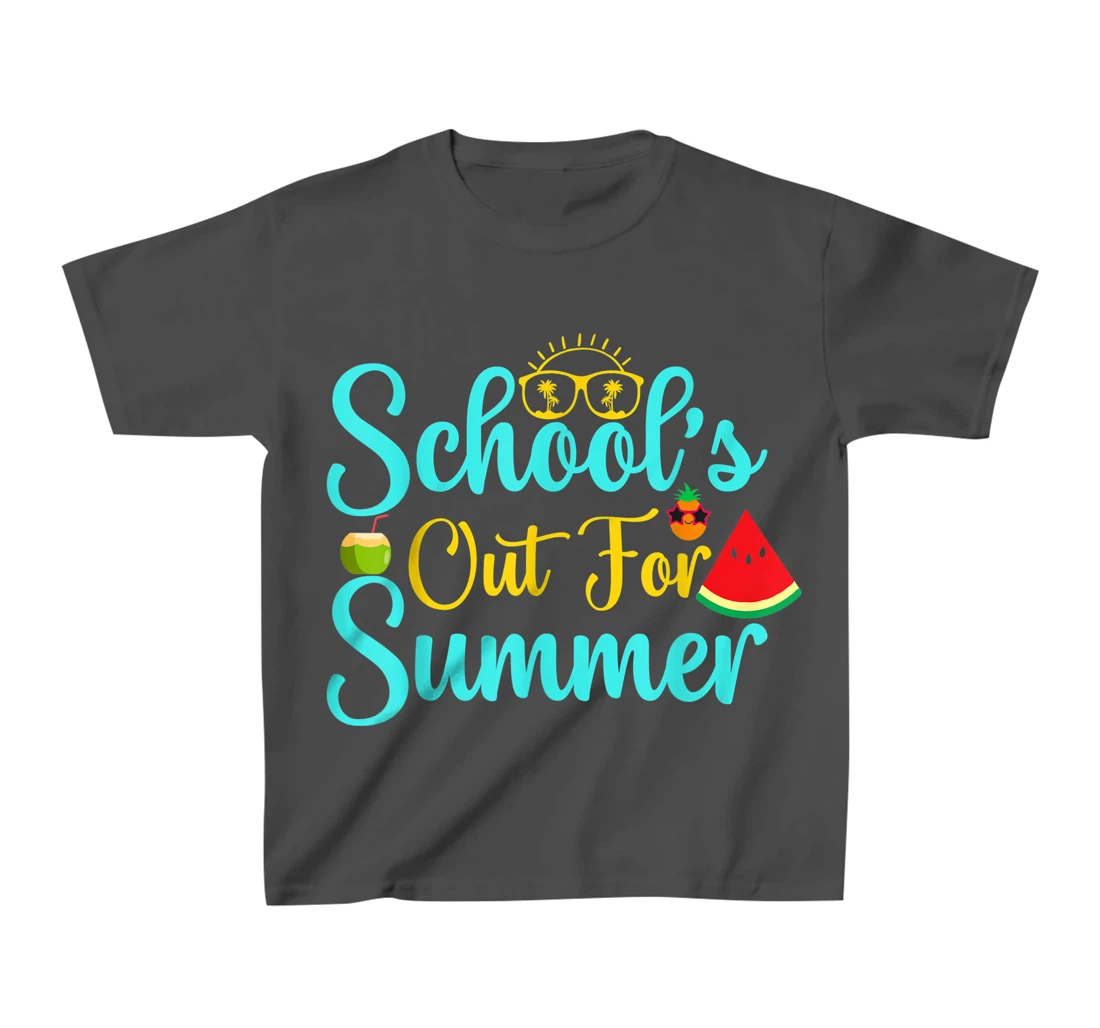 Out For Summer Retro Style Last Day Of School Student T-Shirt, Kid T-Shirt and Women T-Shirt