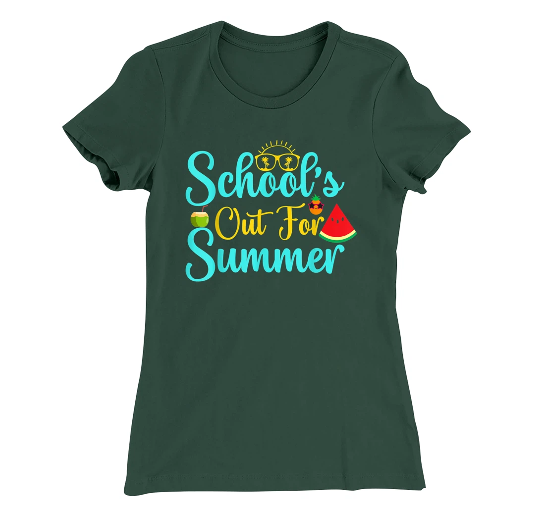 Out For Summer Retro Style Last Day Of School Student T-Shirt, Kid T-Shirt and Women T-Shirt