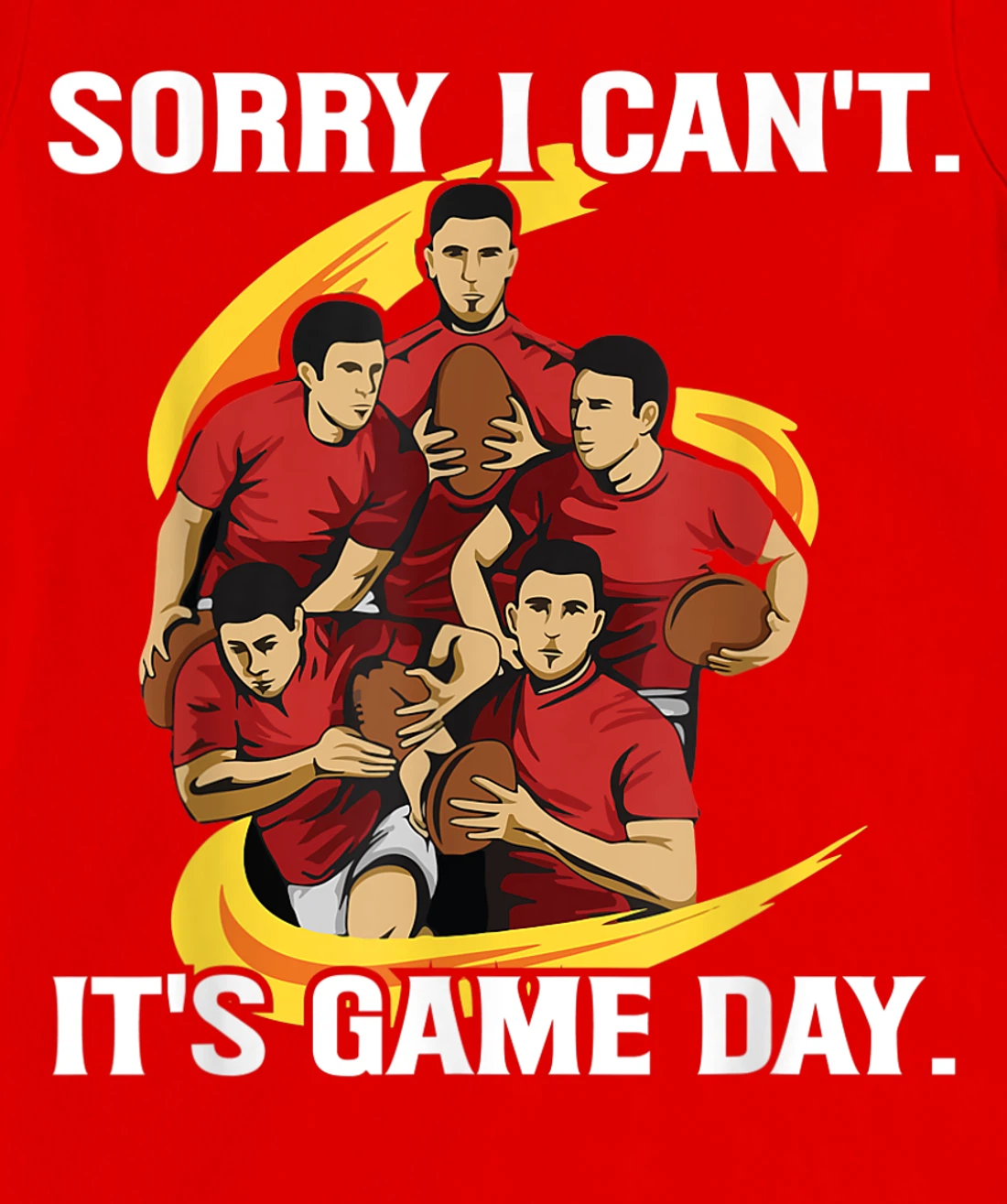 Sorry I can't. It's Game Day Design for a Rugby Coach T-Shirt, Women T-Shirt