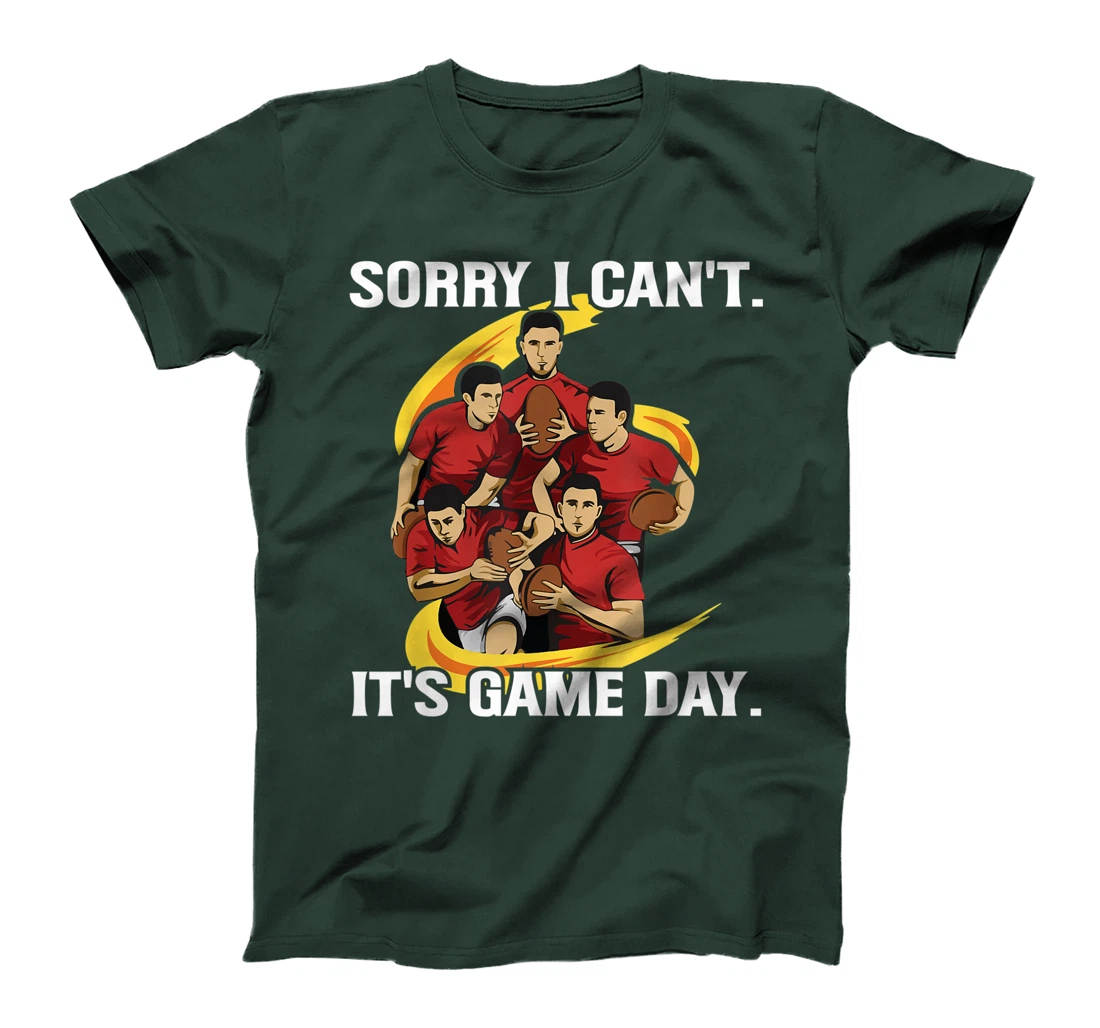 Sorry I can't. It's Game Day Design for a Rugby Coach T-Shirt, Women T-Shirt