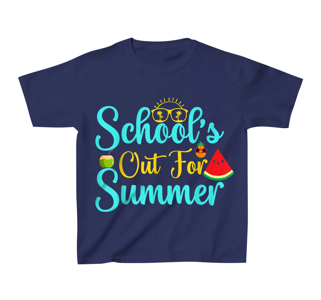 Out For Summer Retro Style Last Day Of School Student T-Shirt, Kid T-Shirt and Women T-Shirt