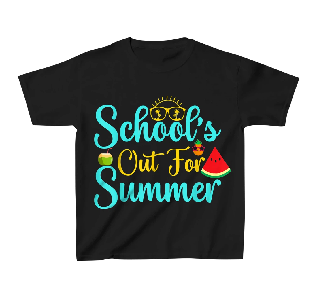 Out For Summer Retro Style Last Day Of School Student T-Shirt, Kid T-Shirt and Women T-Shirt