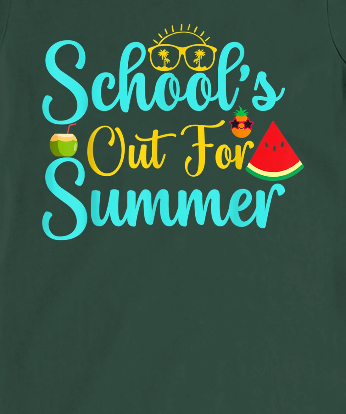 Out For Summer Retro Style Last Day Of School Student T-Shirt, Kid T-Shirt and Women T-Shirt