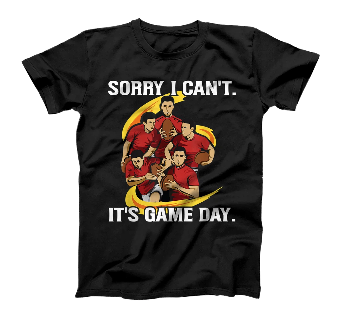 Sorry I can't. It's Game Day Design for a Rugby Coach T-Shirt, Women T-Shirt