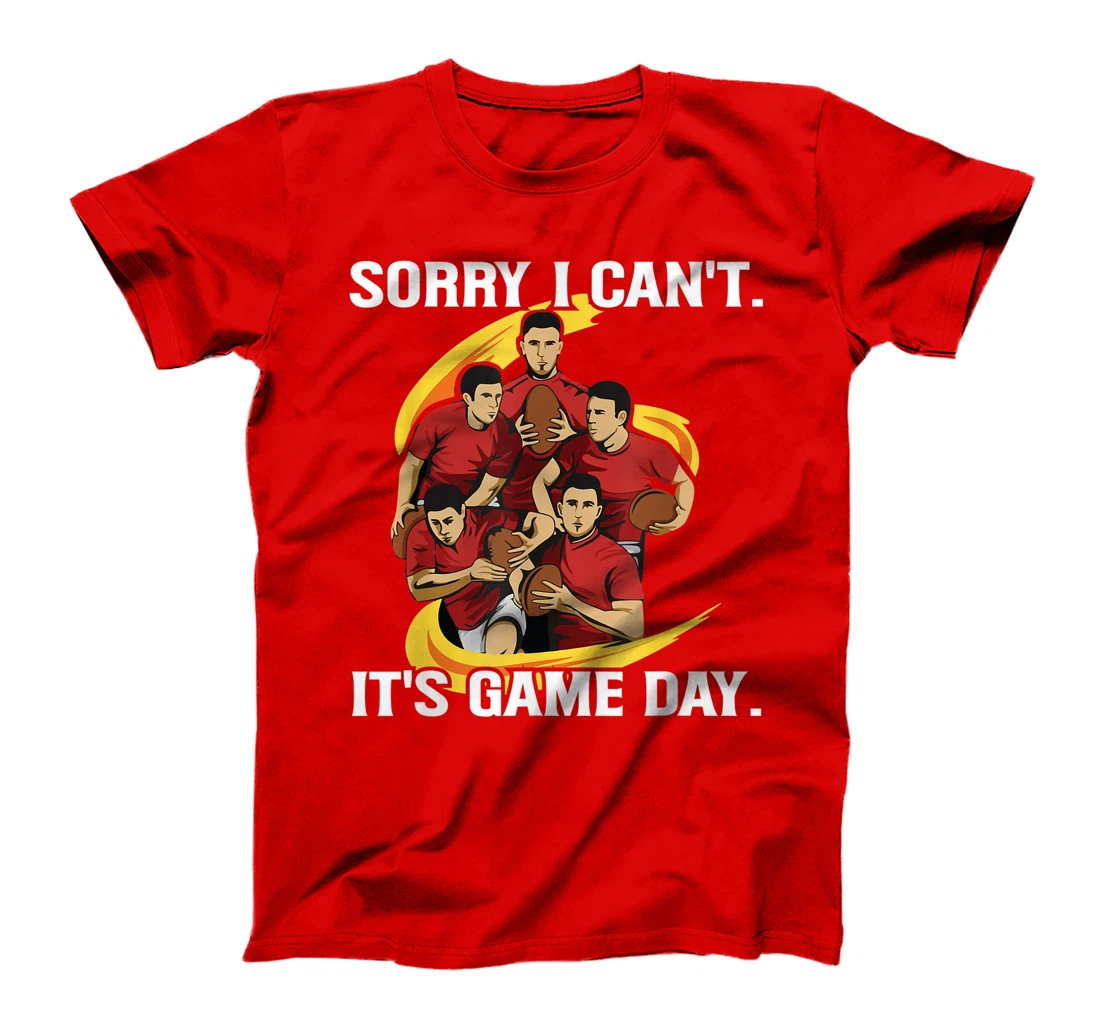 Sorry I can't. It's Game Day Design for a Rugby Coach T-Shirt, Women T-Shirt